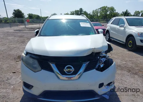 2016 Nissan Rogue Sv из США, поврежденный, VIN KNMAT2MV0GP664281